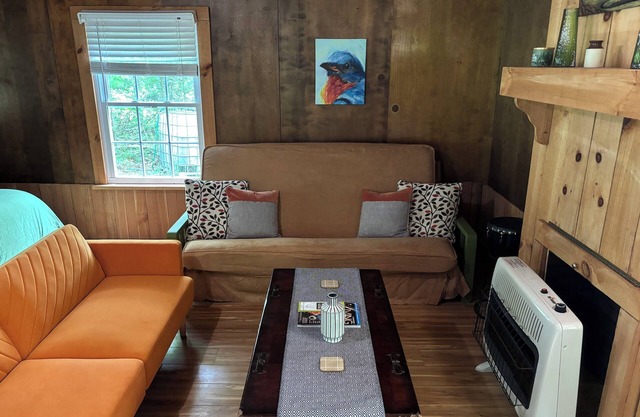 Cozy Off Grid Cabin near the Blueridge Parkway and Appalachian Trail.