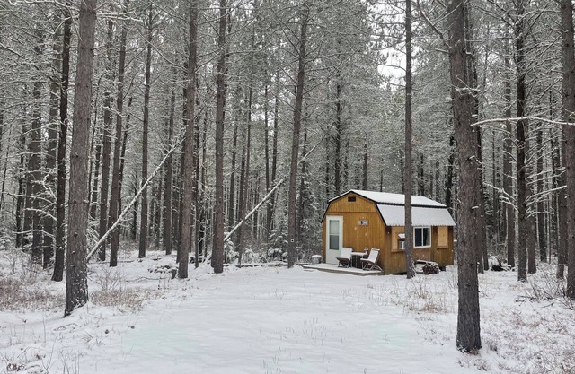 Cozy Off Grid cabin open year round in charming Ely.