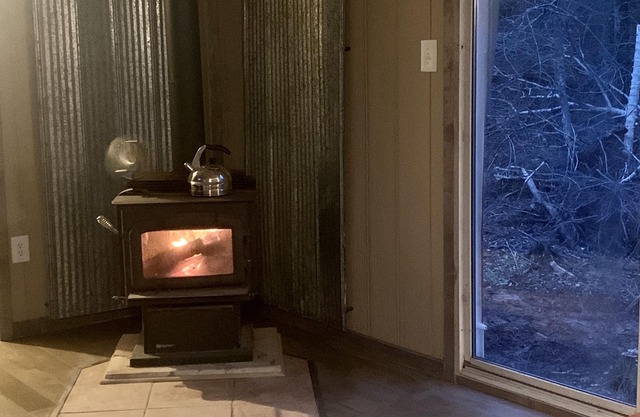 Cozy off grid camp experience