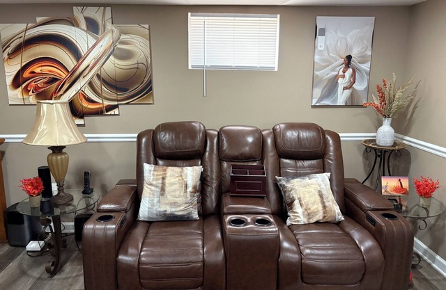 Cozy private one bedroom basement apartment with private parking and entrance.