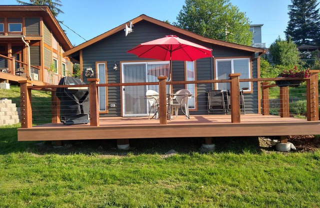 Gemütlich, Salzwasserblick, Olympic Peninsula Cabin