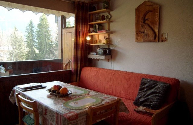 **Gemütliches Studio-Mezzanine mit Parkplatz, nahe Pisten & Geschäften in Crest-Voland**