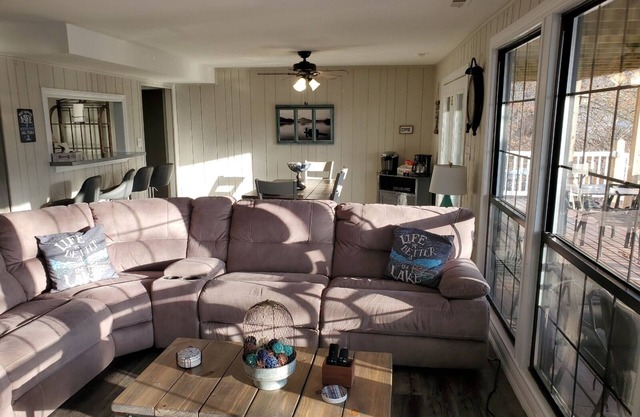 Cozy three bedroom two bath home overlooking the lake with breathtaking views