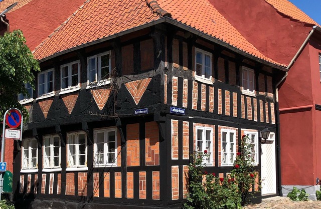 Gemütliches Stadthaus im Zentrum von Assens, nahe dem Hafen.
