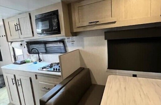Cozy travel trailer
