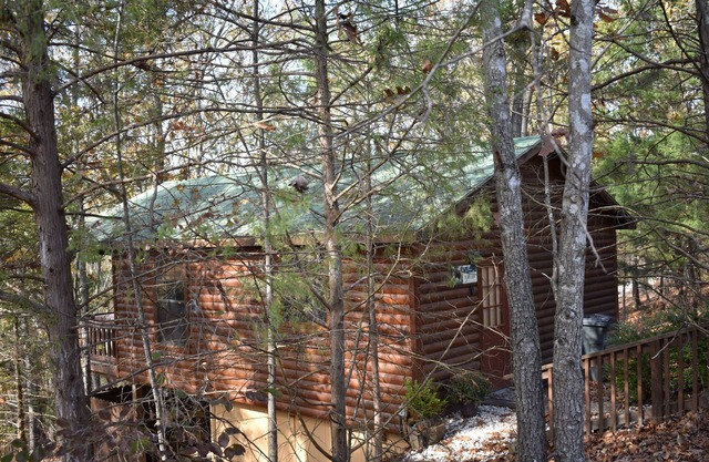 Cozy Tree house Cabin -Mins. from Branson-bfst-hot tub-winery-brewery