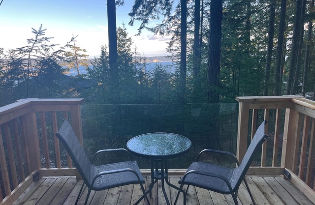 Cozy Yurt nestled in the forest on Salt Spring Island