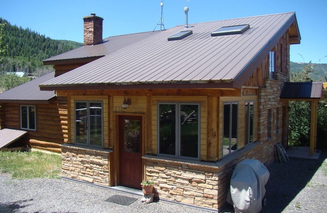 Custom log house located on the Grand Mesa one mile from Powderhorn Ski Resort.
