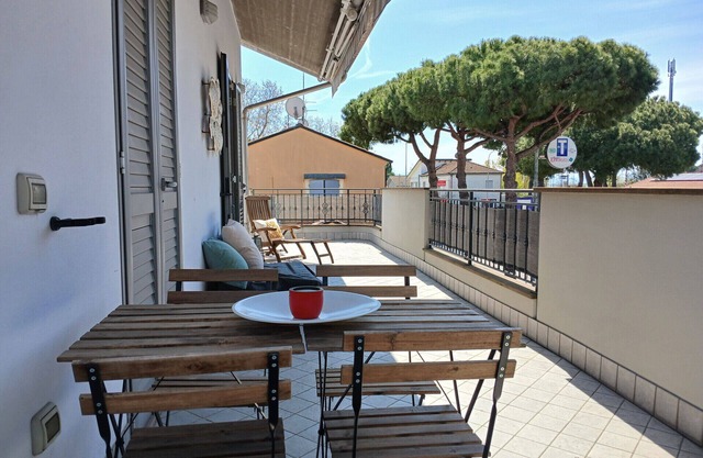 CV002 - Cervia, new two-room apartment with large terrace and parking space