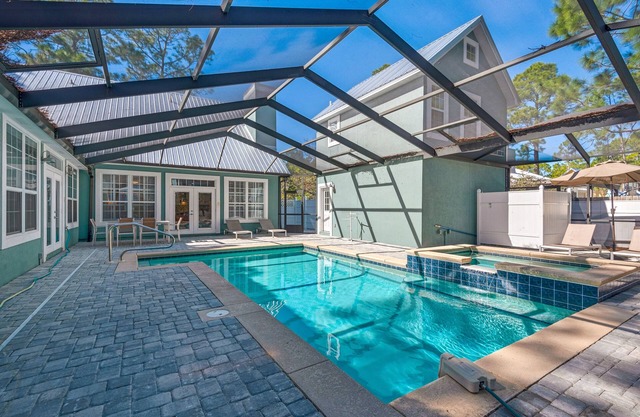 Ruhe in Seagrove Beach mit privatem Pool, Pool-Spa, umzäunten Garten, Gästesuite