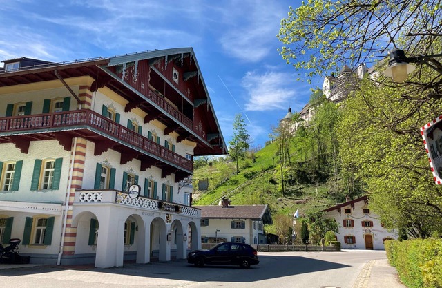 Das historische Haus zur Burg ein: Apartment ciao-aschau Burgblickterrasse