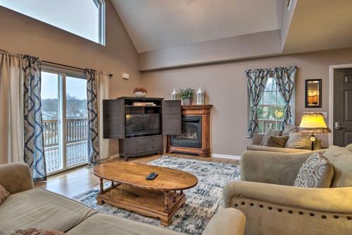 Deck and Fire Pit Lake-View Osage Beach Home!