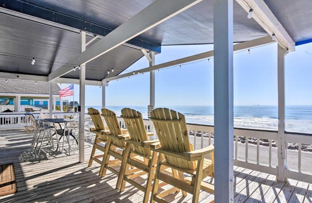 Deck and Gulf Access Surfside Beach Home!