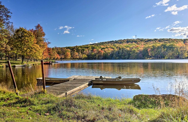 Deck & Screened Porch: Pocono Lake Vacation Rental