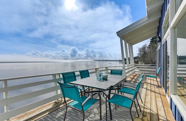 Decks and Views Waterfront Shelton Home