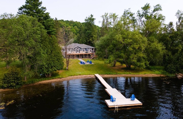 Deer Point Cove | Modern Lakefront Retreat on Lake Kashagawigamog