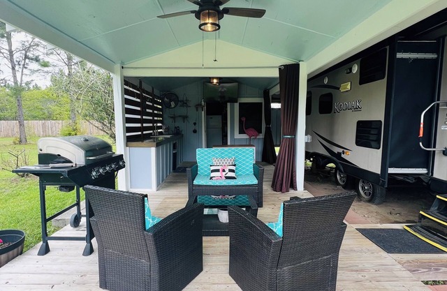 Delightfully Tacky RV w/ Outdoor Living Space