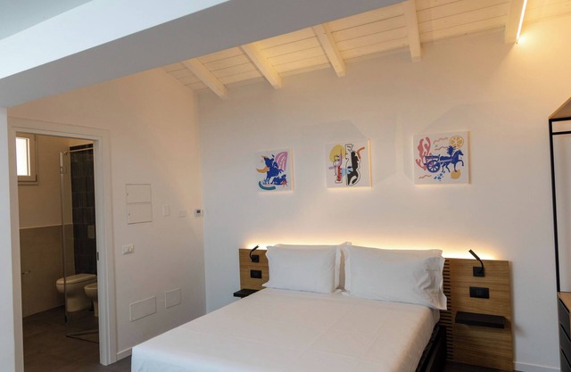 Studio mit Mezzanine-Doppelzimmer Deluxe mit Terrasse