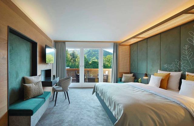 Deluxe Doppelzimmer mit Bergblick - Hotel DAS TEGERNSEE