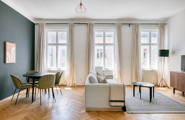 Deluxe Josefstadt 2BR w/ Elevator, walk to bars + Metro U6, by Blueground