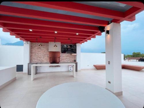 Departamento con terraza y asador
