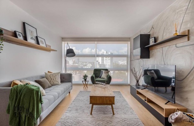 Departamento en Condesa con Alberca y Gimnasio