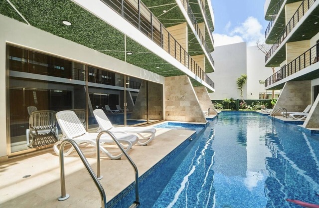 Departamento en Tulum con Jacuzzi y Alberca Privada
