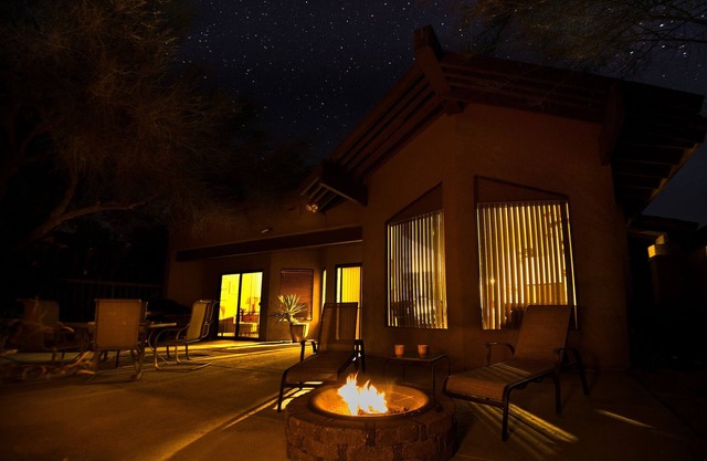 Desert View Patio Rams Hill Gated Community mit Blick auf Fazio Golf Course