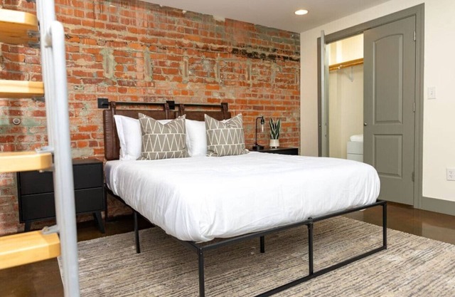 Designer brick loft in downtown