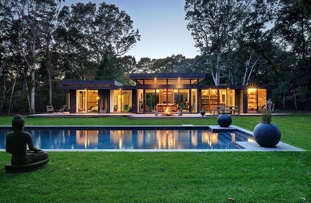 Tadellos Designed Modernist Amagansett home - Veröffentlicht in Elle Decor