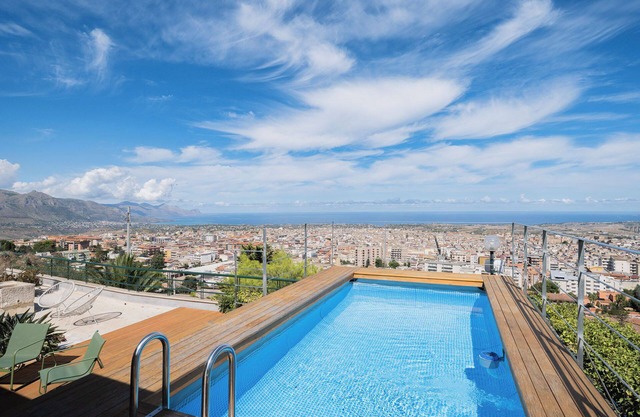 Detached villa with pool for exclusive use privacy and sea view