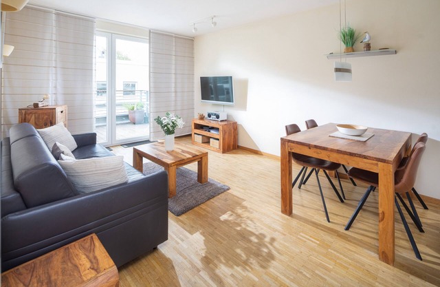 Die Ferienwohnung "Sonnendecks 5" befindet sich im Haus "Norderneyer Sonnendecks