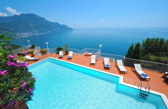 Idyllische Villa mit privatem Pool Ravello, atemberaubende Aussicht, SPA, nahe am Strand