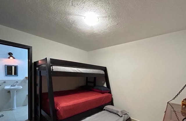 Disconnect from your worries in this spacious and serene space