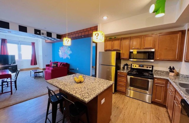 Disney & Mario themed apartments