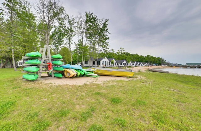 Dock & Beach Access: Lake Huron Cabin 11