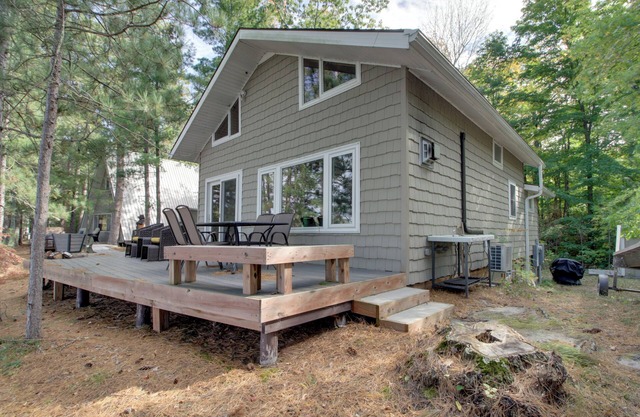Dock + Fire Pit: Lakefront Cabin in Deer River!