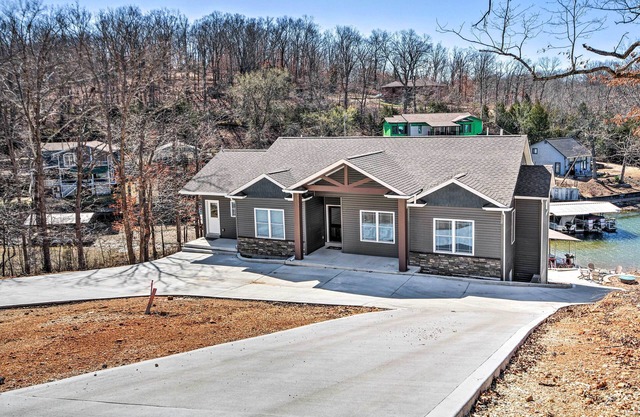 Dock & Fire Pit: Lakefront Rocky Mount Home!