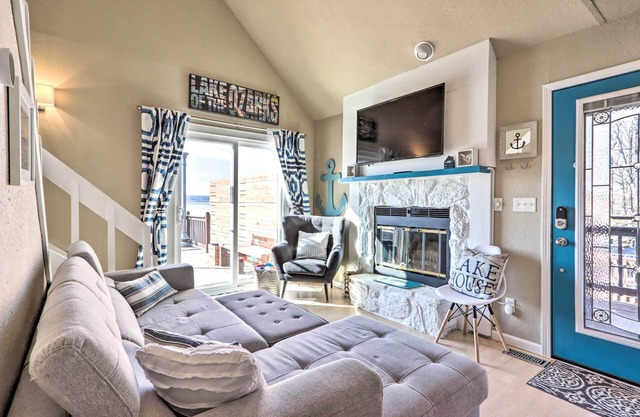 Dock + Slip: Lakefront Linn Creek Home!