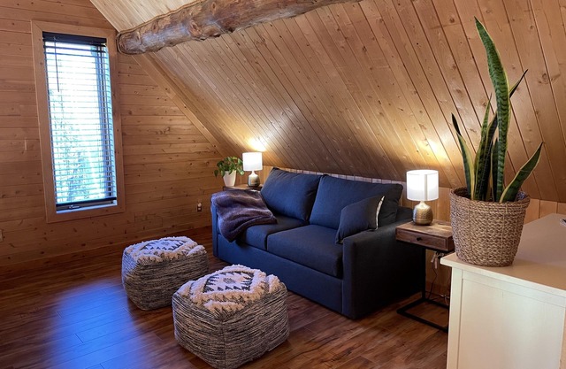 Dog friendly 100 acres of private woods hiking trails sleeps 8 play set