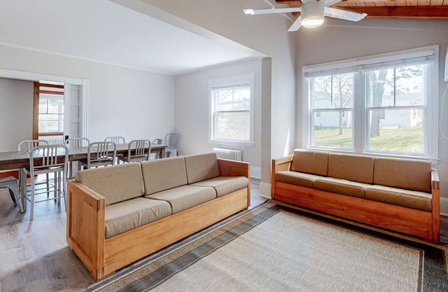 Dog-friendly cape home with bridge & river views, deck, gas grill, & free WiFi
