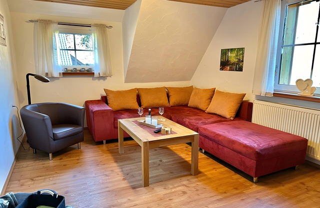 Kinder - hundefreundliche Ferienwohnung Waldblick, 75qm, 2 Schlafzimmer