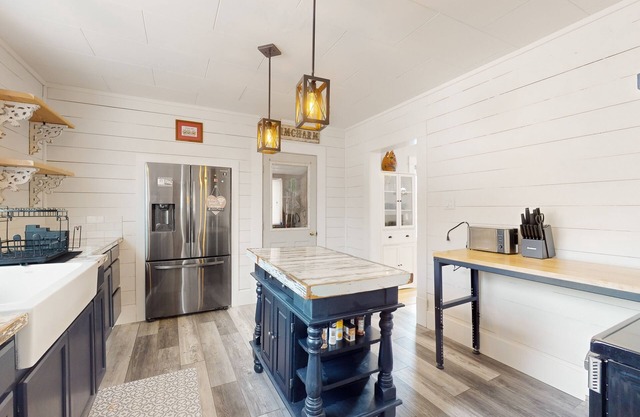 Dog-friendly home on large lot with mountain & creek views, deck, & streaming