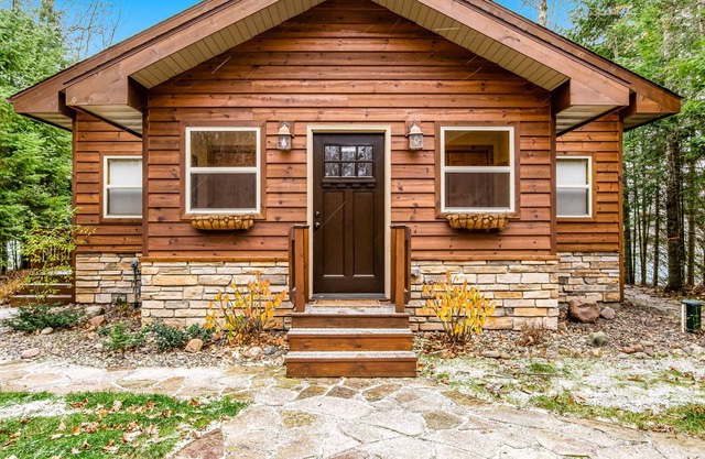 Dog-friendly, lakefront home w/ a dock, private sauna, wood fireplace, free WiFi