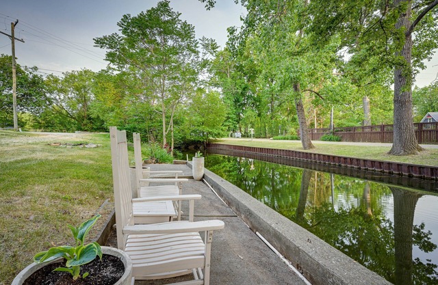 Dog-Friendly Pinckney Vacation Rental on Canal!