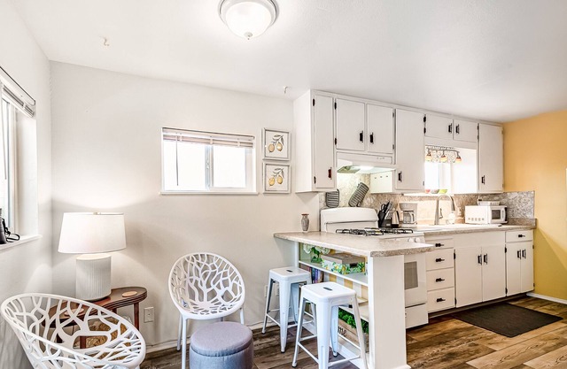Dog-Friendly, Waterfront Cottage Right on Marina w/Free WiFi, Water Views, Patio