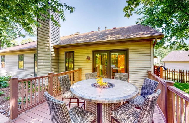 Dog-friendly well-stocked home with enclosed yard & firepit - on quiet street