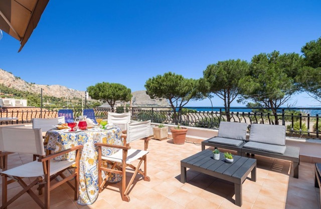 Il Nido di Suerte - Apartment mit Meerblick auf der Addaura.