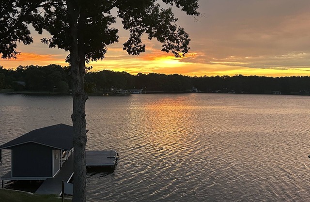Don't miss this beautiful waterfront home on Pea Hill Creek in Lake Gaston!