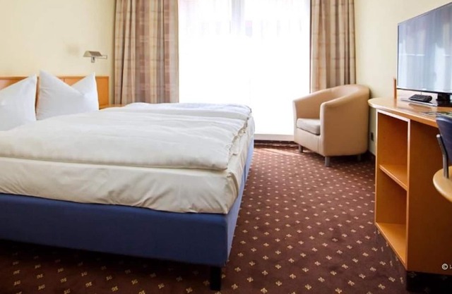Doppelzimmer 4 Neubau, Dusche/ WC - Hotel Garni zum Alten Ratskeller Vetschau